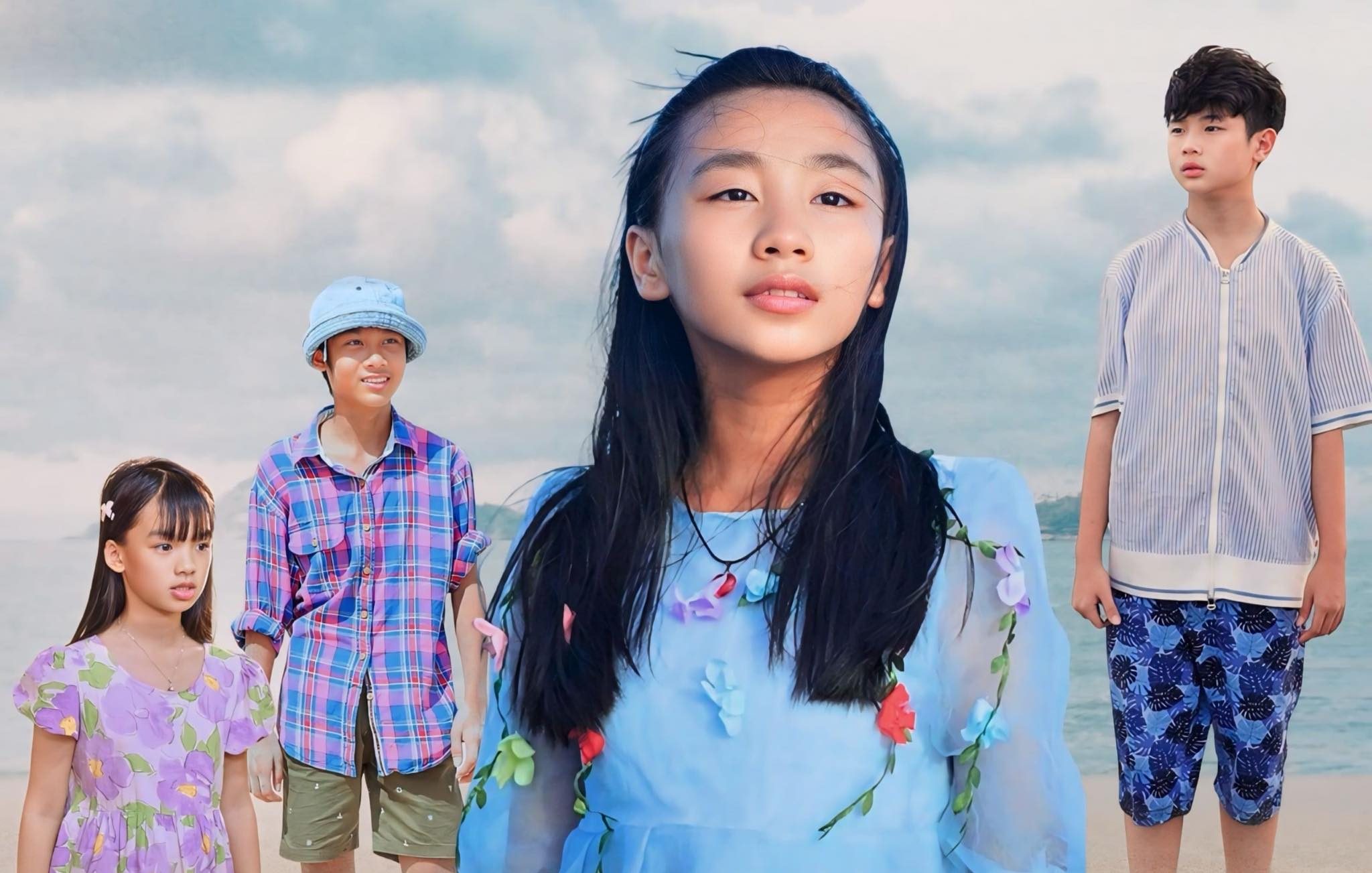 Vicky Phương Vy, Đặng Bảo Long, Đình Lộc và Vương Gia Như trong Phim Ngày Xưa có một chuyện Buồn của Đạo diễn Khương Vy Trần