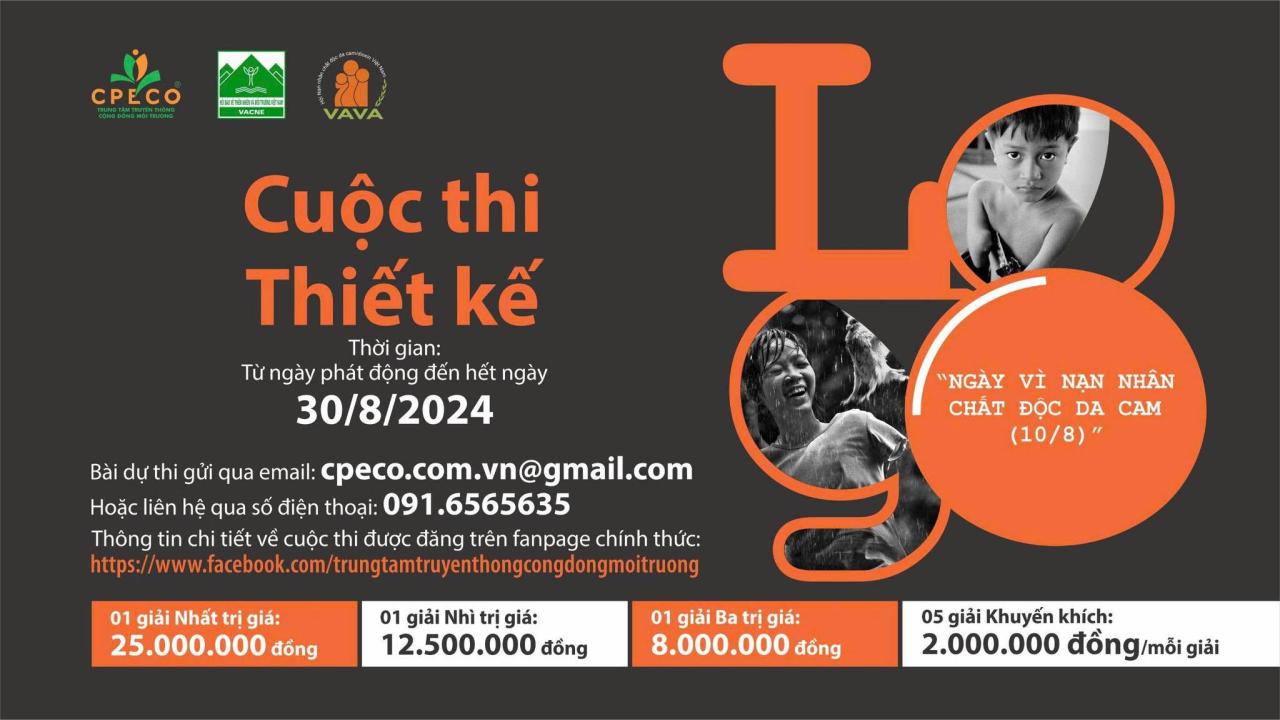 Thiết kế Logo “Ngày Vì Nạn Nhân Chất Độc Da Cam (10/08) “: Trách nhiệm xã hội